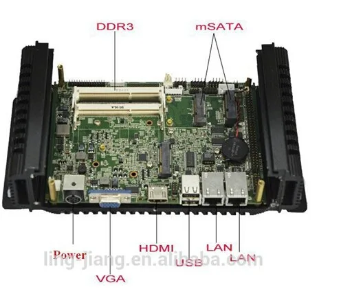 Горячая Распродажа 2015 Встроенная мини-операционная система ПК с двухъядерным