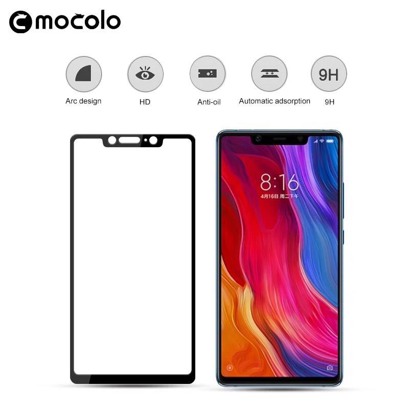 Mocolo 2.5D 0 33 мм Полное покрытие экрана 9 H Жесткий протектор закаленное стекло для
