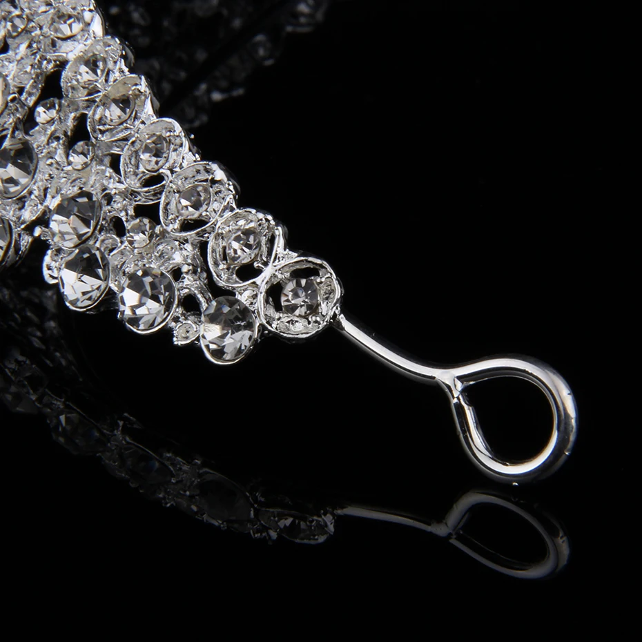 Silver Women tiaras and crowns Headbands Girls Crystal Bridal Headpiece Wedding hair accessories Tiara Crown For Princess Crowns | Украшения