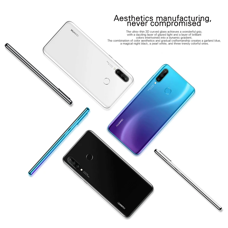 Бесплатная доставка Huawei Nova 4e FDD LTE 6 4 дюйма Kirin 710 Восьмиядерный Гб + 128 ГБ задняя