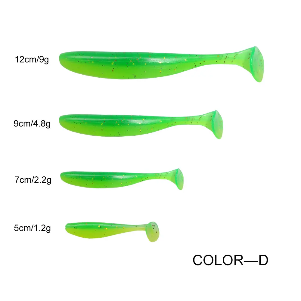Hexakill  soft lure 5cm/7cm/9cm/12cm rubber Fishing lure Shad Swimbaits Silicone bait soft Bait lure For perch pike