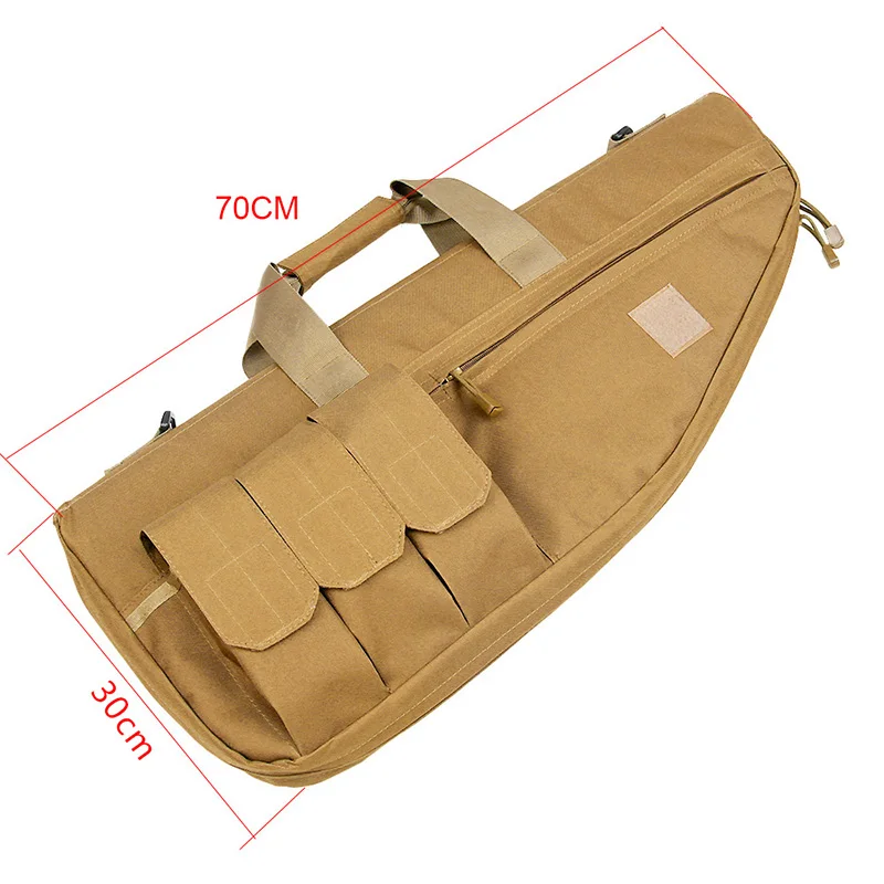 

PPT Tactical Rifle Bag Rifle Case Black Tan Color 70x30cm Hunting Bag Airsoft Case For Hunting Use gs12-0002
