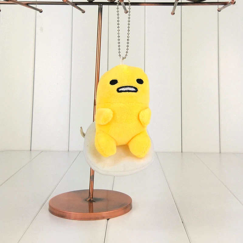 1 шт 8-11 см Gudetama плюшевый брелок милое грустное яйцо Гудетама мягкие Подвески случайные стили отправить