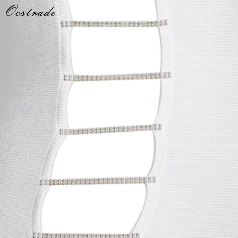 Ocstrade длиной до колена 94 см сексуальное Бандажное платье знаменитостей