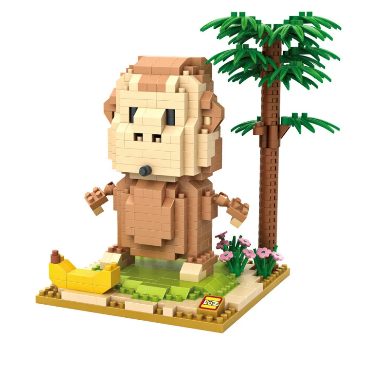 LOZ микро блоки MASHIMARO Корея аниме кролик DIY Строительные кирпичи 3D аукцион фигурка