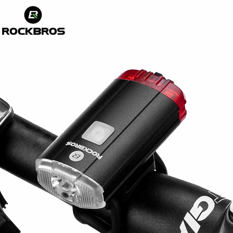 ROCKBROS перезаряжаемая велосипедная фара велосипедный шлем верхний свет руль