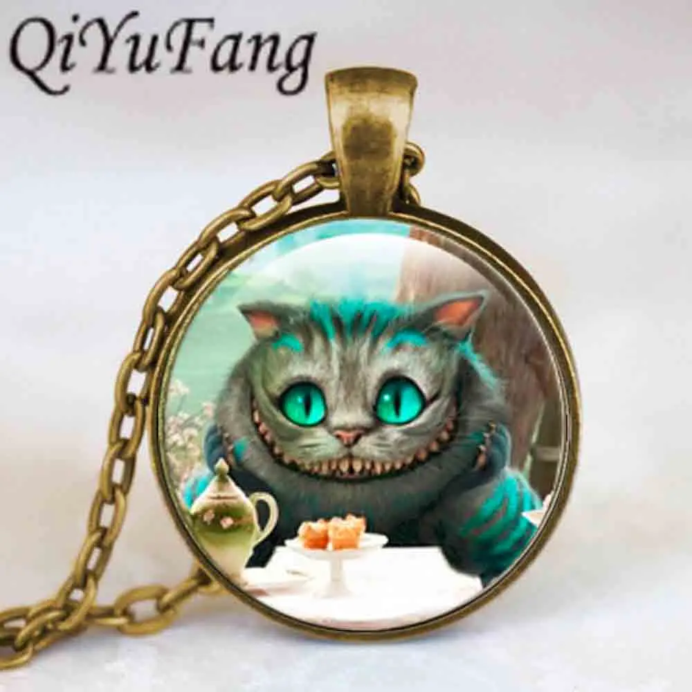 Movie Alice In Wonderland Rabbet карманные часы кулон времени очарование стимпанк ожерелье