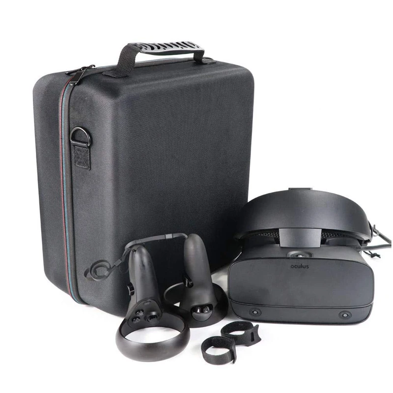 Hard Carrying Case For Oculus Rift S Pc-Powered Vr Gaming Headset Protective Storage Travel Box (Black+Grey) | Электроника