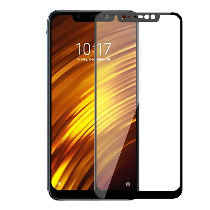 Полностью закаленное стекло для Xiaomi Pocophone F1 Mi 8 A2 A1 Mi8 SE Redmi 6A 6 Pro 5 Plus S2 Note Передняя