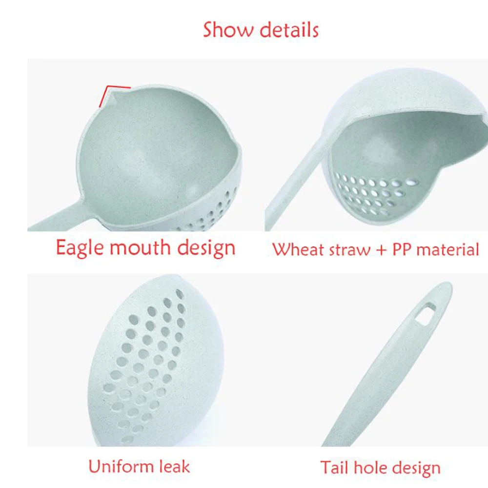 2018 Новый пшеничный соломенный суп половник дуршлаг ситечко горячий горшок шлак