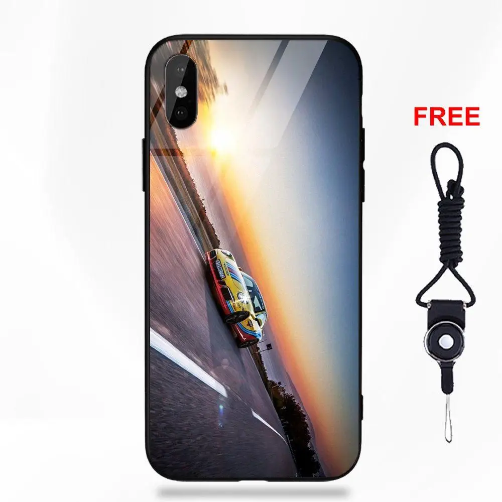 Для Apple IPhone X XS Max XR 5 5C 5S SE 6 S 7 8 плюс мягкий ТПУ чехол + закаленное Стекло Случаи