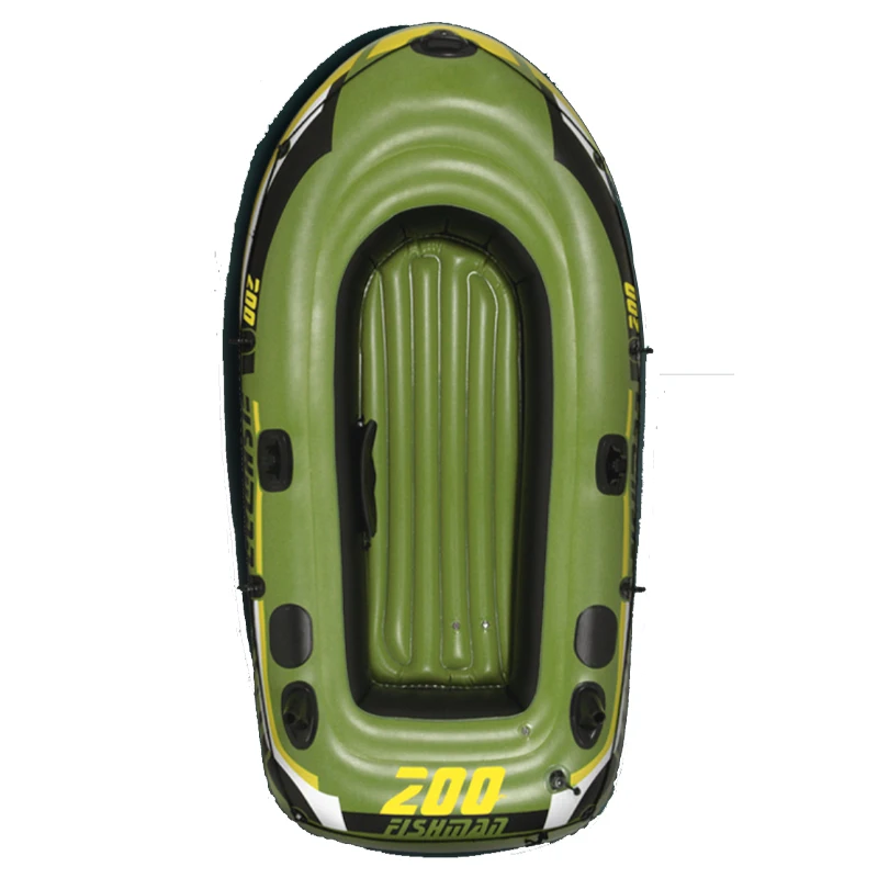 Рыболовная надувная лодка FISHMAN 200 218*110*36 см Толстый ПВХ весло насос сумка для