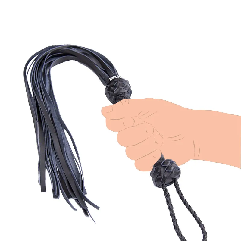 БДСМ бондаж хлыст из натуральной кожи шлепки ручка Фетиш Flogger королева взрослые