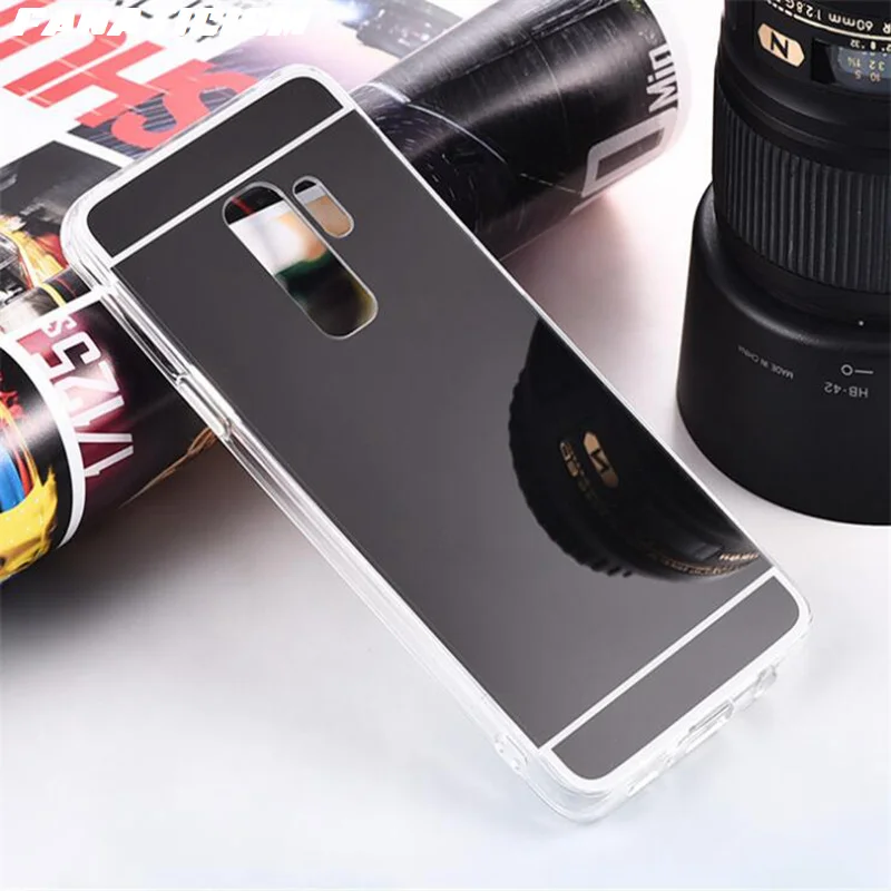 100 шт. зеркальный чехол для Samsung S10 S7 Edge S9 S8 Plus Galaxy Note 9 8 хромированные ультратонкие
