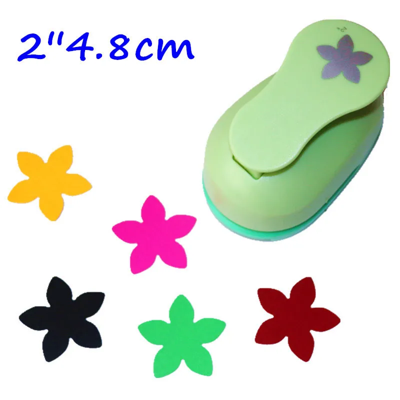 petal punch Большой 2 ''5 см круг furador бумажный дырокол для скрапбукинга Пробойники ремесло perfurador diy для перфорации бумаги круг cutter3178B - Цвет: petal punch