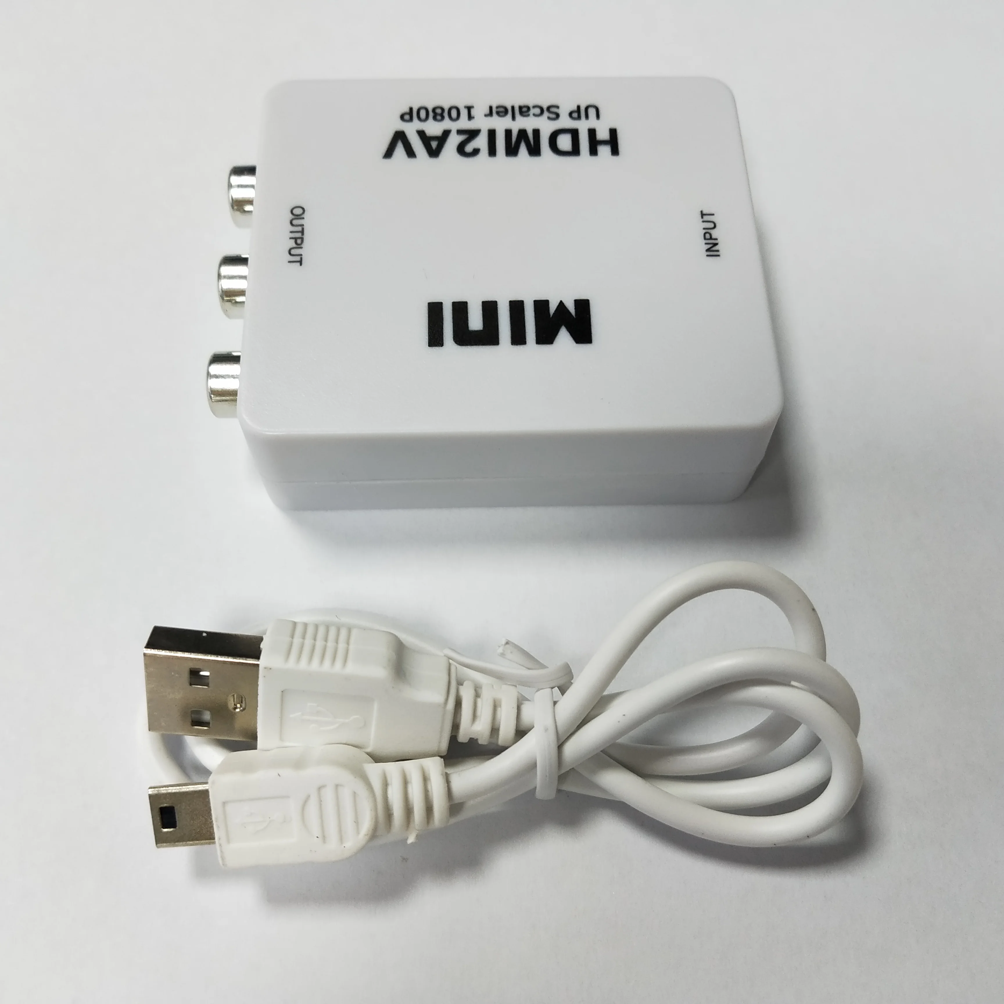 Композитный кабель преобразователя VGA2AV/CVBS совместимый с Mini HDMI 1080P на VGA RCA