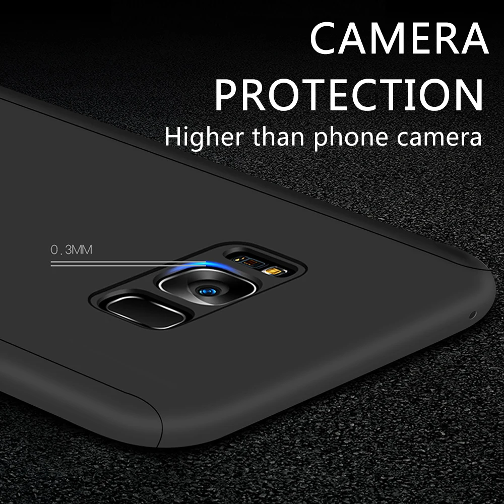 Роскошный 360 градусов полное покрытие чехол для телефона samsung Galaxy A310 A510 A710 A320 A520