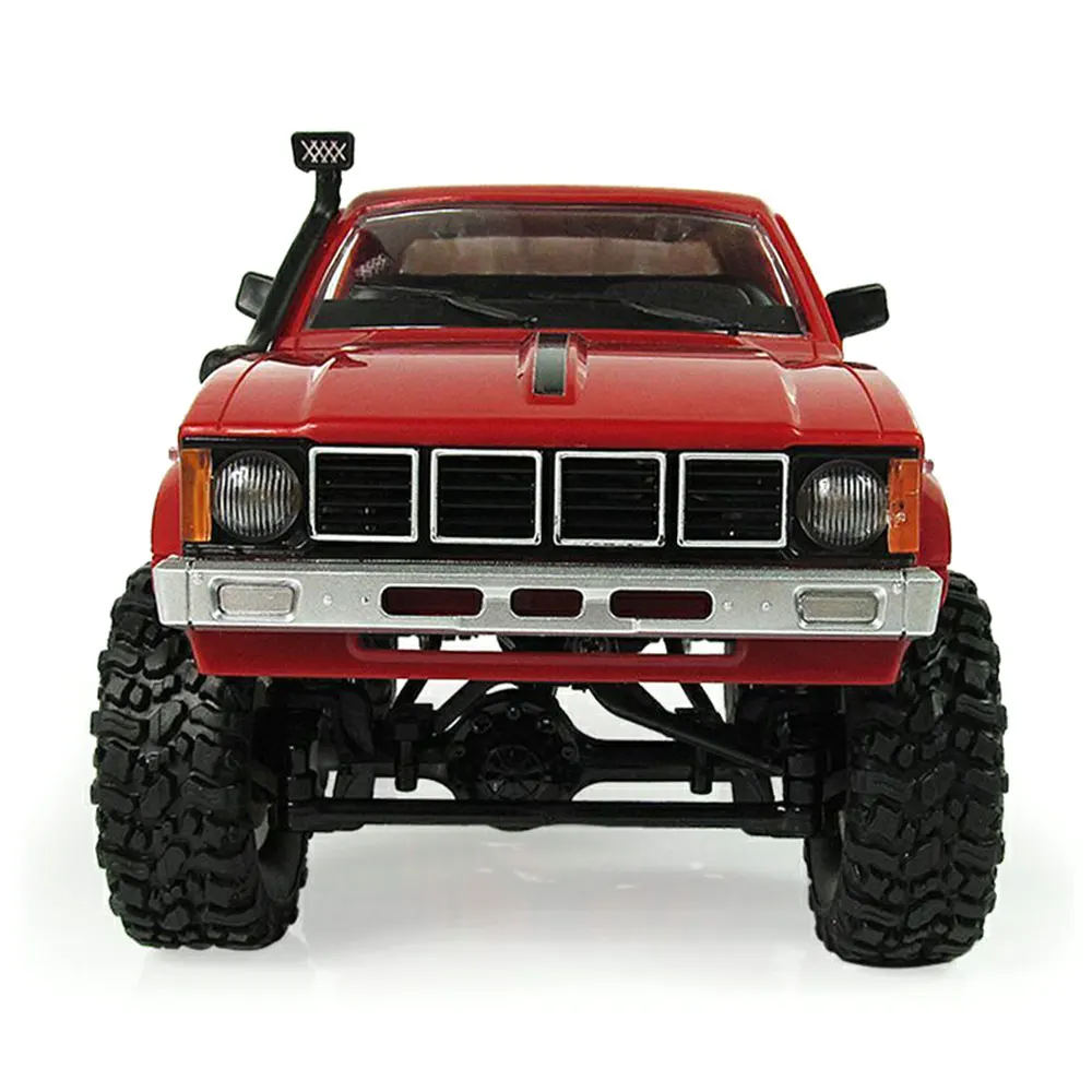 red Премиум Прочный RC автомобиль DIY KIT мальчики подарки 1:16 гусеничный для Wpl C-24 пульт дистанционного управления - Цвет: red