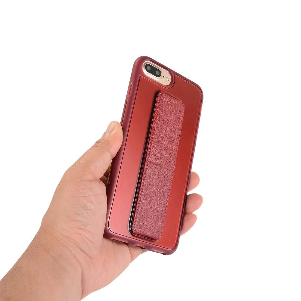 Grip style for iPhone 6 6plus 7 8 7plus 8plus phone case x xs xr xsmax back cover |