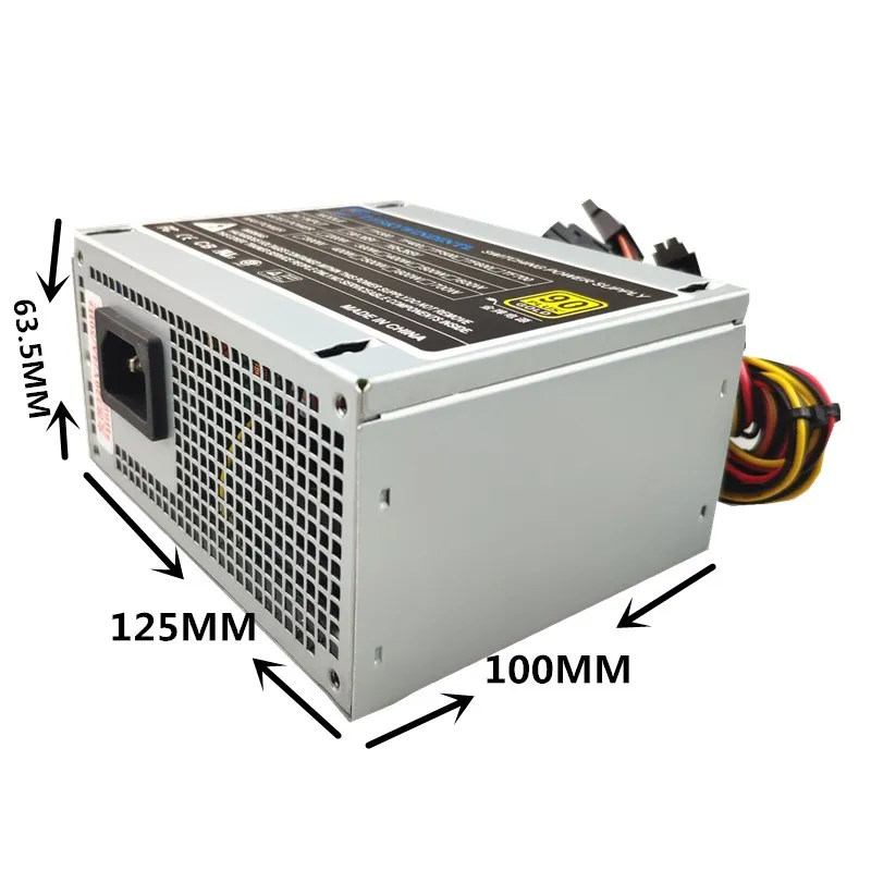 Блок питания для ПК 300 Вт SFX PSU настольного мини корпуса блок 12 В 3 21 3x SATA 80 мм