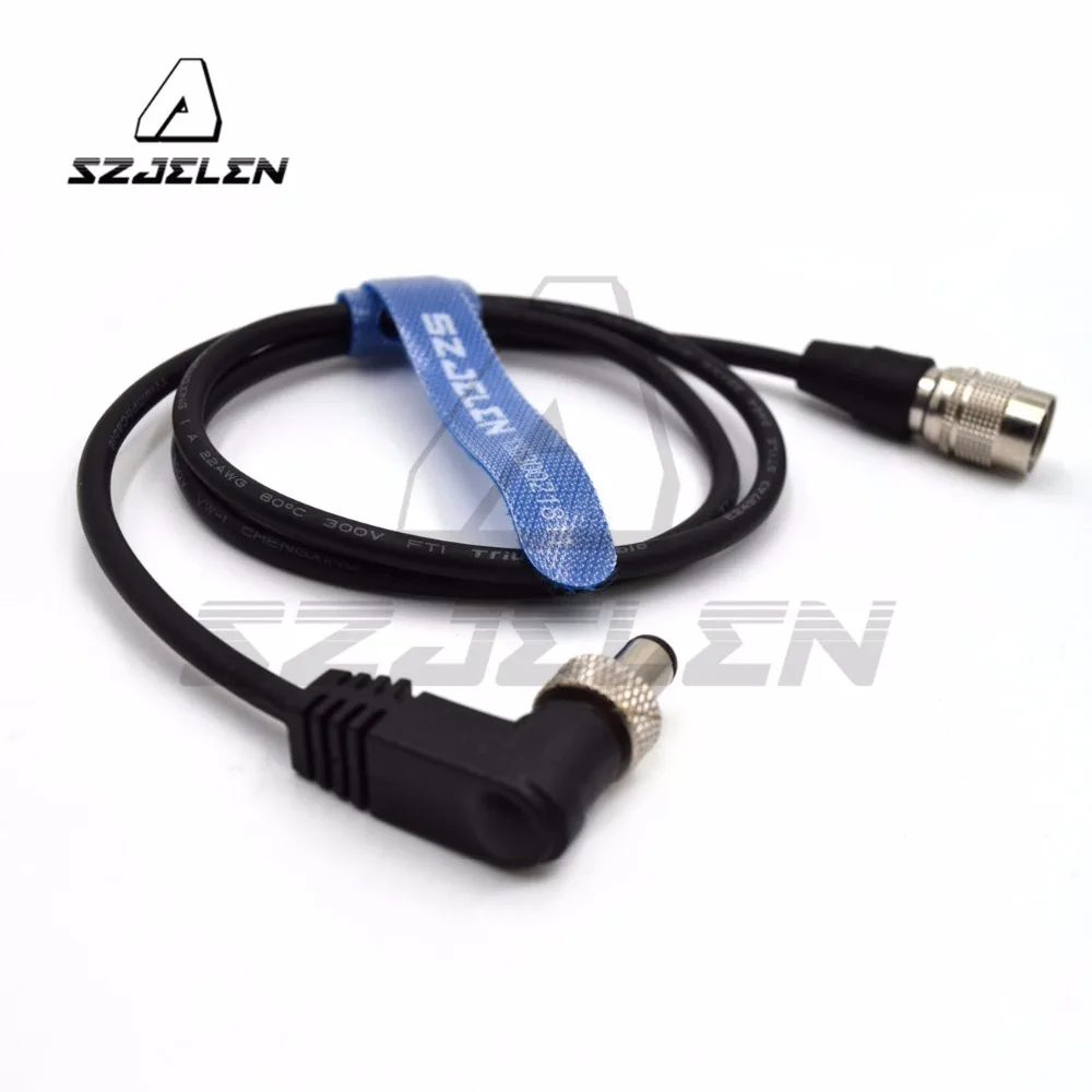 SZJELEN Hirose 4 pin 12V Выходная мощность в DC5.5/2 1 замок DC2.1 для видео устройств E5/E7 кабель