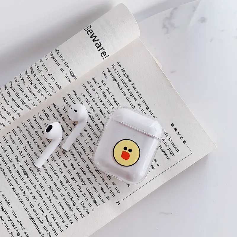 Симпатичные Bluetooth беспроводные наушники чехол для apple AirPods защитный Аксессуары
