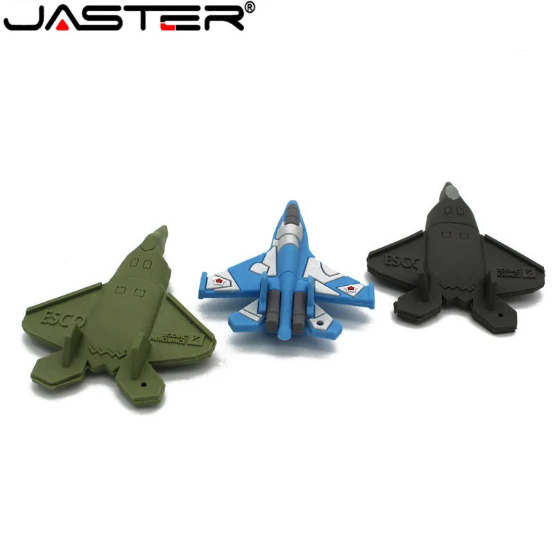 JASTER креативный мини-мультфильм модель самолета Флешка 4 ГБ 8 ГБ 16 ГБ 32 ГБ 64 ГБ самолет USB флеш-накопитель модная карта памяти подарок