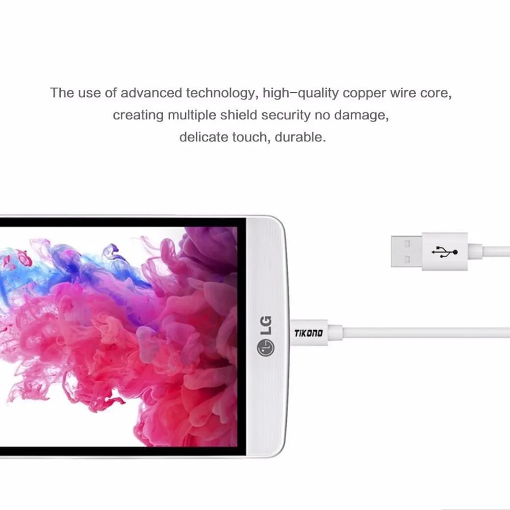 Tikono 5 шт./лот Micro USB кабель 1 м USB кабель для синхронизации данных зарядное устройство для samsung Xiaomi Android смартфоны HTC быстрая зарядка USB кабель