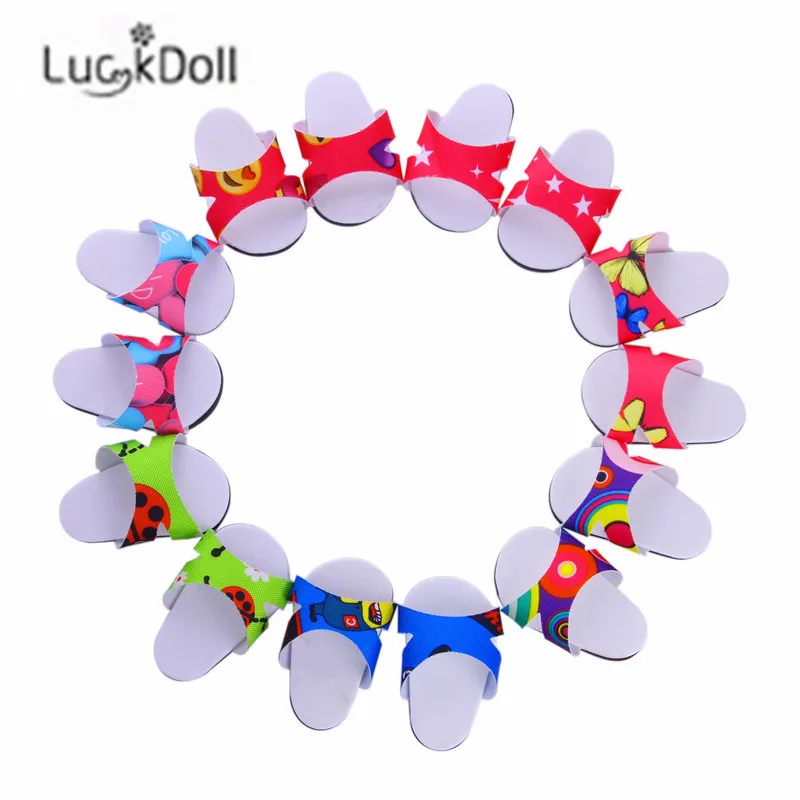 Модные милые тапочки LUCKDOLL 18 дюймов американская кукла 43 см аксессуары для одежды