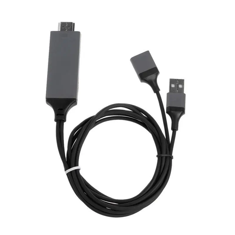 USB Женский HDMI кабель HD ТВ телефона адаптер для iPhone XS MAX XR 6 7 8 плюс samsung galaxy S8 S9 S10 Note8 Note9 Android iOS ТВ