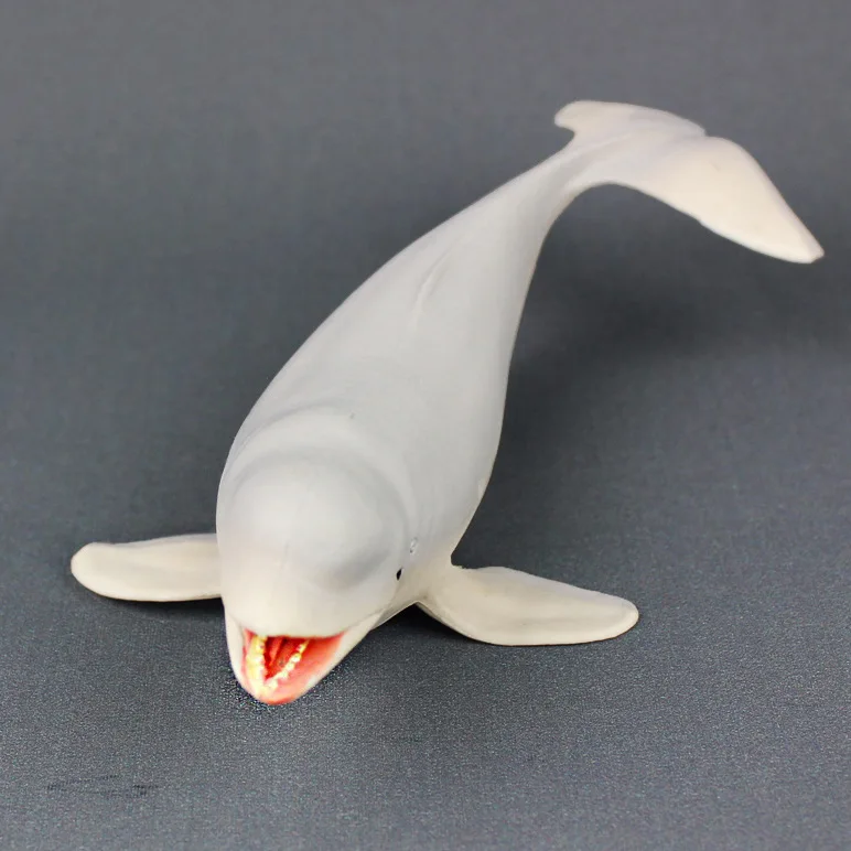 Модель белого кита Beluga игрушки монстра для морской жизни коллекция подарков
