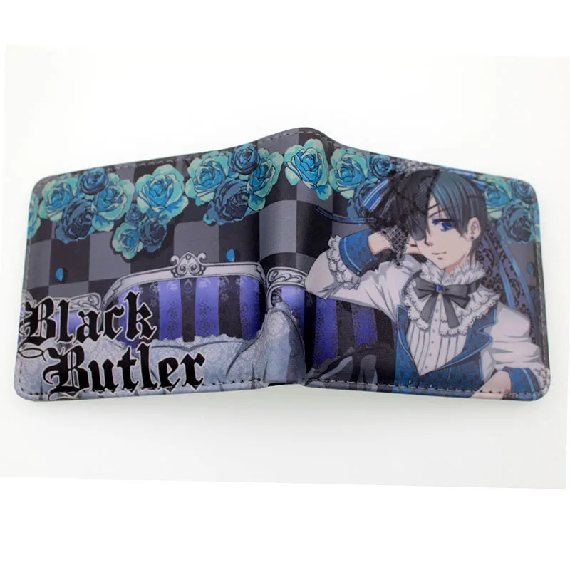 Кошелек из аниме Черный Батлер мужской кошелек для косплея с карманом