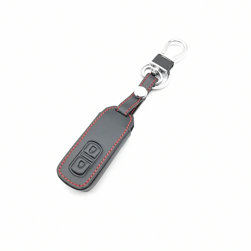 2 buttons leather remote key case Motorcycle Key cover For Honda n-one N-BOX N wagon Plus 2018 New Keypad keys accessories | Автомобили и