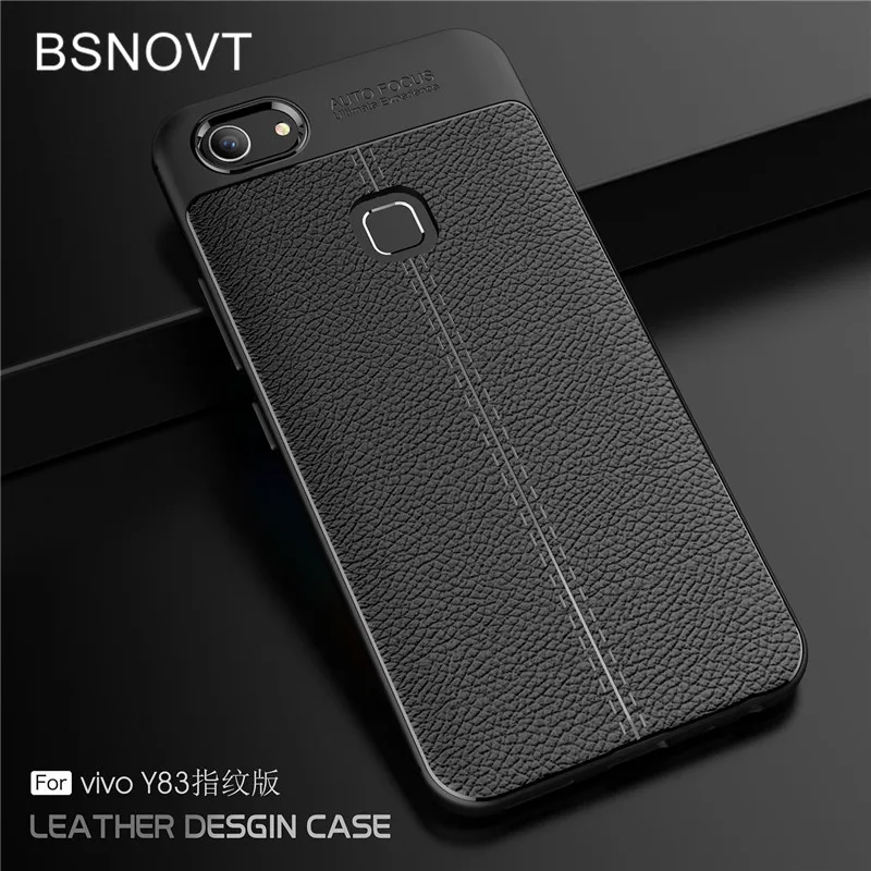 

Чехол для Vivo Y83, чехол с отпечатком пальца, мягкий силиконовый чехол из ТПУ, Кожаный противоударный чехол для Vivo Y83 Y83A, отпечаток пальца, верси...
