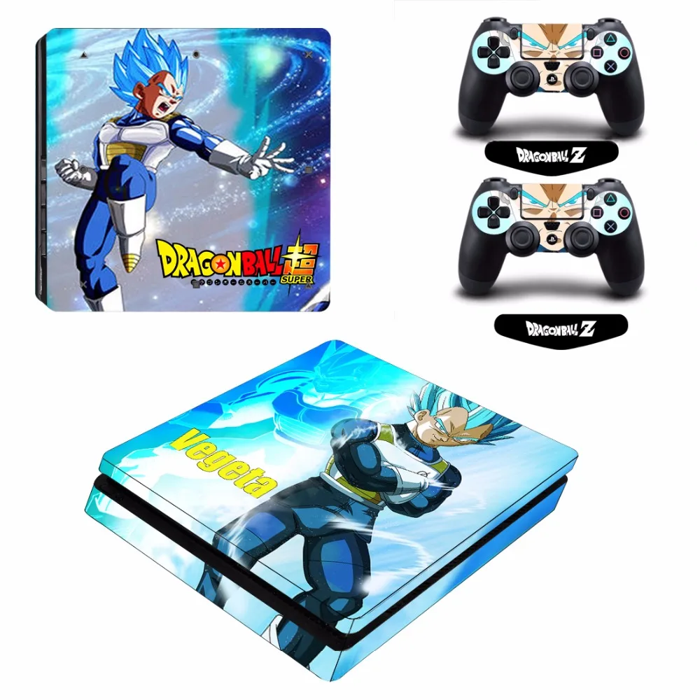 Виниловый чехол ARRKEO Dragon Ball и super Goku Vegeta наклейка для PS4 тонкая Sony PlayStation 4 консоль 2