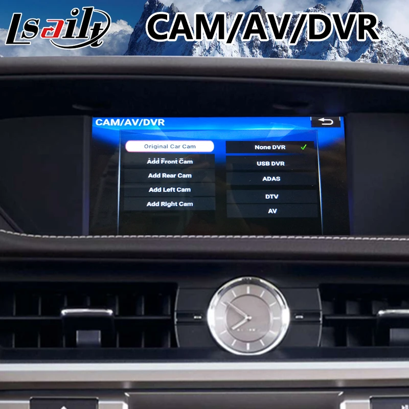 Lsailt Android 7,1 видео интерфейс для Lexus ES ручка управления-, gps навигация для ES200 ES250