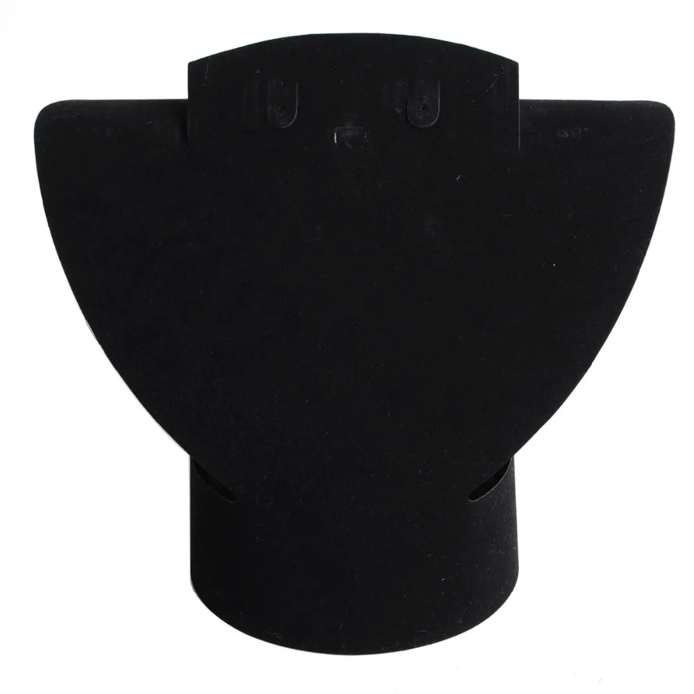 5 шт. 21 см складные черные бархатные Пластиковые Ювелирные изделия Чокер Ожерелье