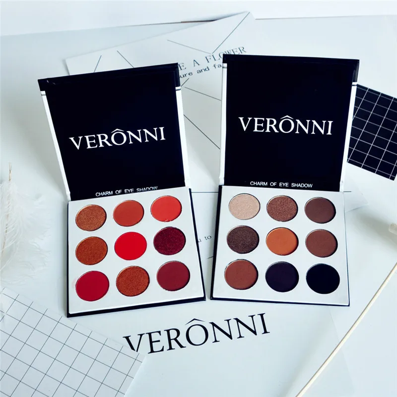 Новинка 9 цветов матовые долговечные цветные тени для век палитра теней