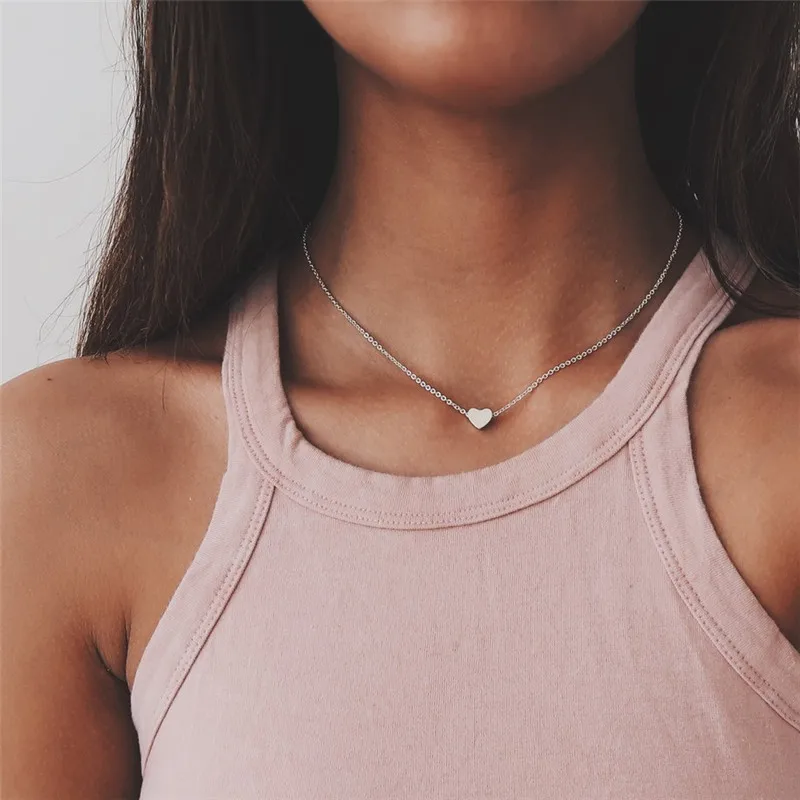 Женское Ожерелье в форме сердца колье чокер этническом богемном стиле ювелирное