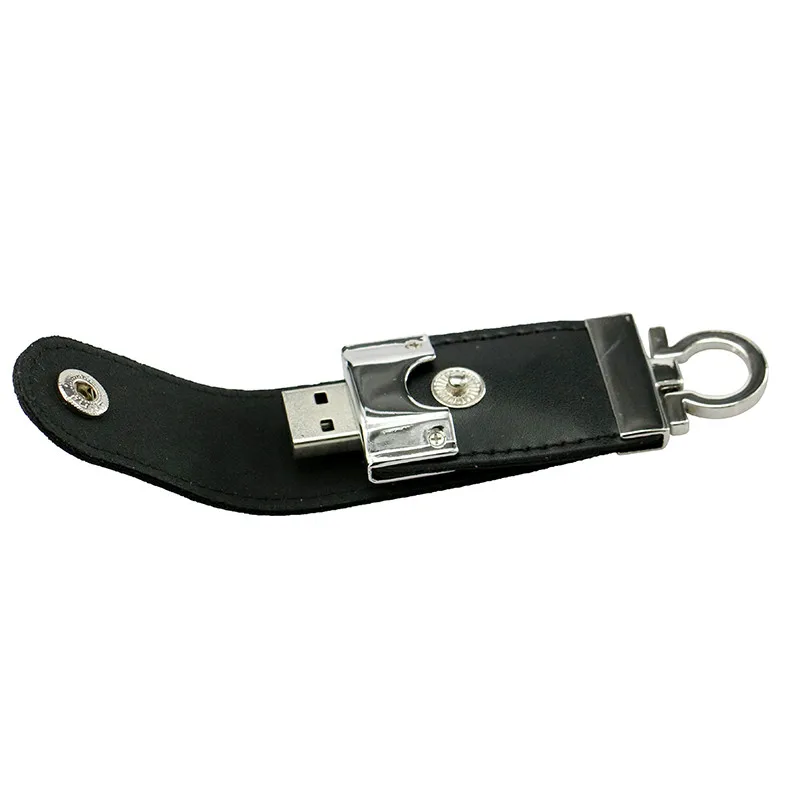 USB флеш-накопитель 256 Гб металлический брелок с кожаной ручкой 64 ГБ 32 ГБ 8 ГБ USB 2,0 бизнес Usb флеш-накопитель 128 ГБ флеш-накопитель карта памяти