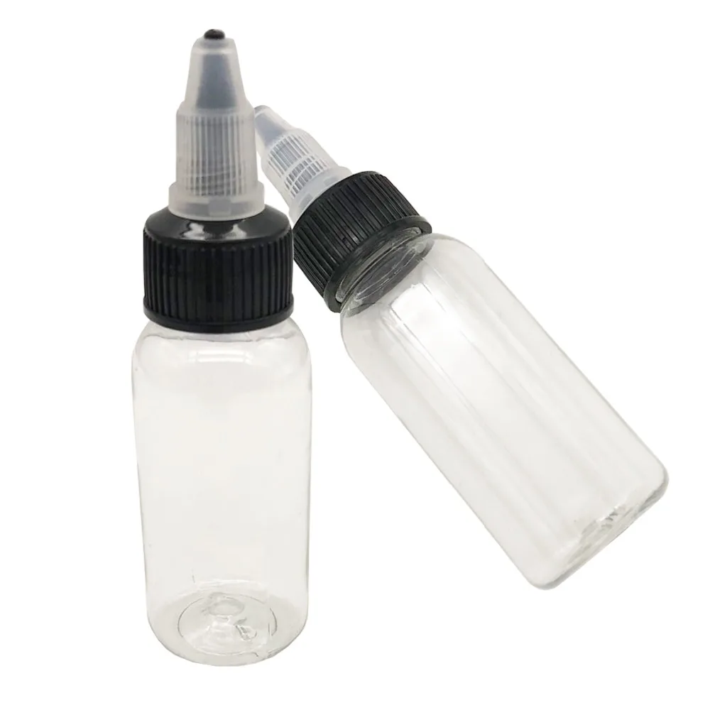 EZ Tattoo Empty Twistable Bottle Ink Cups 1 OZ for Pigment Twist Cap 5 Bottles/Lot | Красота и здоровье