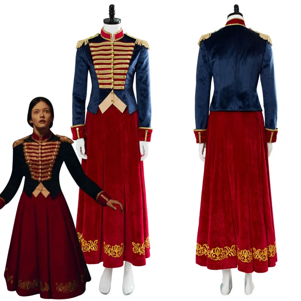 

2018 The Nutcracker And The Four Realms Clara Cosplay Costume Adult Women Girls Halloween Carnival Costumes Custom Made
