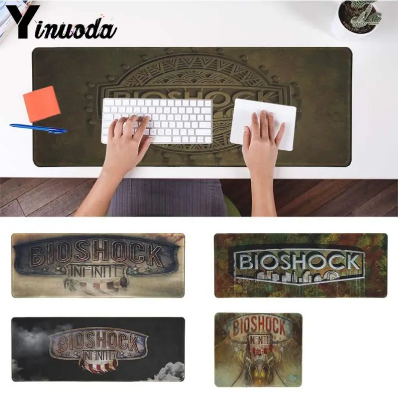 Yinuoda мой любимый логотип BioShock силиконовый большой/маленький Коврик Для Мыши