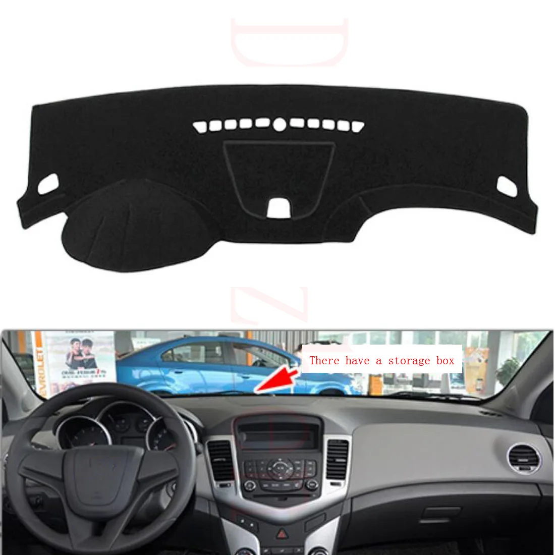 Dongzhen подходит для Chevrolet Cruze 2009 2014 с коробка хранения приборной панели автомобиля
