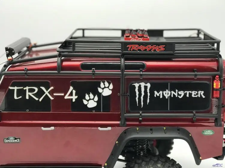 Декоративные прозрачные очки с логотипом для модели TRX4 TRX 4 1/10 rc car|Детали и