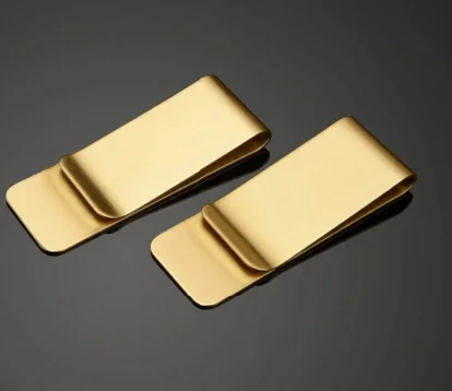 Модный зажим для денег из нержавеющей стали бесплатная доставка с логотипом