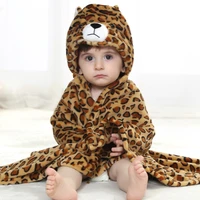 leopard design 3d baby receiving blankets hot fashion and high quality