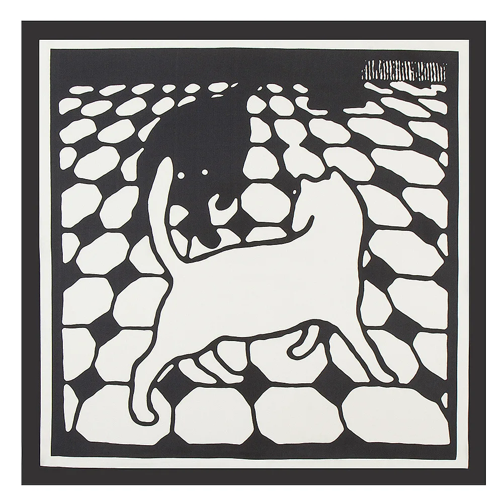 Новое поступление 60*60 см 2017 летний модный Шелковый квадратный шарф для женщин