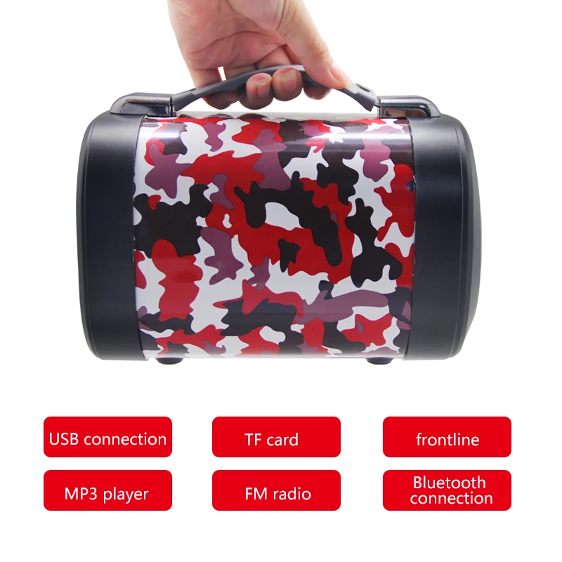 Портативный сабвуфер беспроводной пульт дистанционного управления динамик с 3D