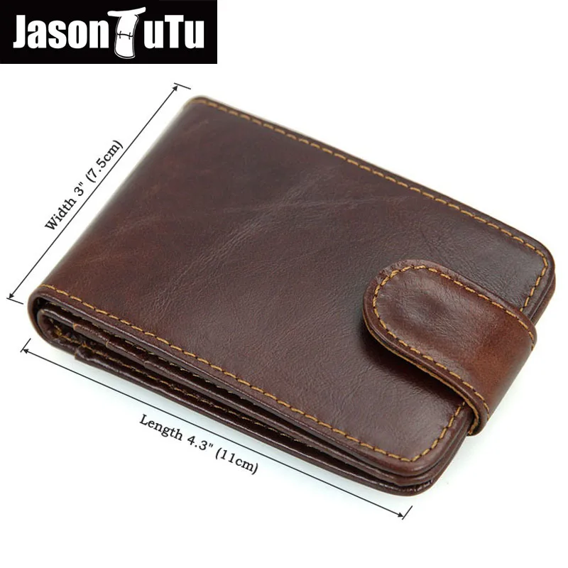 JASON TUTU бренд натуральная кожа держатель для карт кошелек id хорошее качество